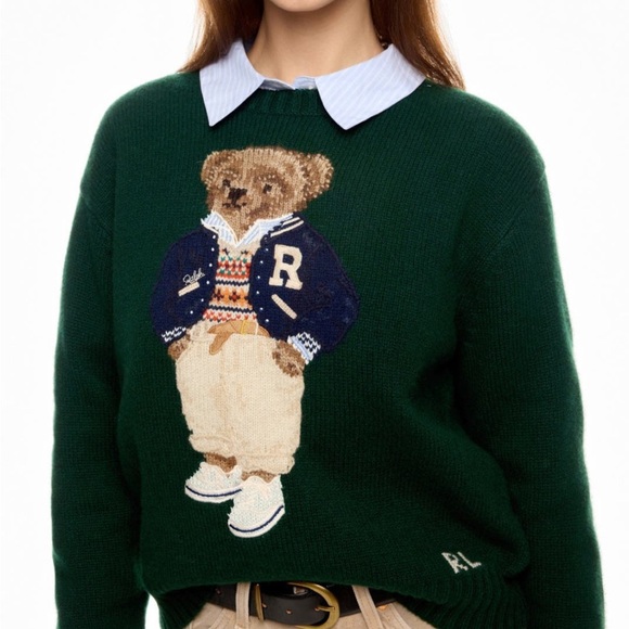 Polo Ralph Lauren // Preppy Bear Pullover Sweater - Picture 2 of 11